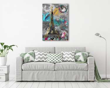 Paris (MenzArt) (vászonkép) - vászonkép, falikép otthonra és irodába
