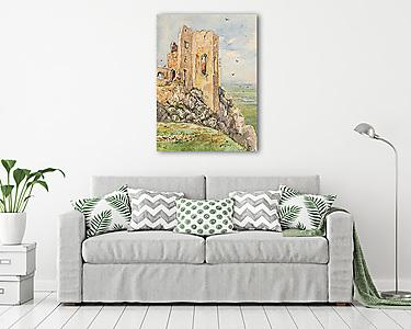 A beckói vár romjai (vászonkép) - vászonkép, falikép otthonra és irodába