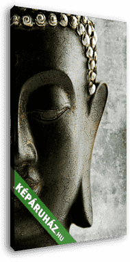 fekete grunge Buddha - vászonkép 3D látványterv