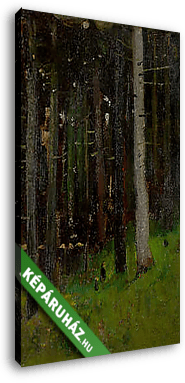 Fák az erdőben - vászonkép 3D látványterv