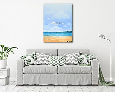 A trópusi tengerpart  (vászonkép) - vászonkép, falikép otthonra és irodába