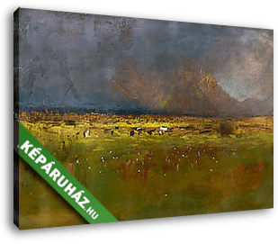 A Tátra vihar előtt - vászonkép 3D látványterv