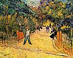 Az Arles-i park bejárata (1888) vászonkép, poszter vagy falikép