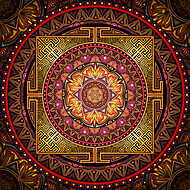 Mandala Ancestral world vászonkép, poszter vagy falikép