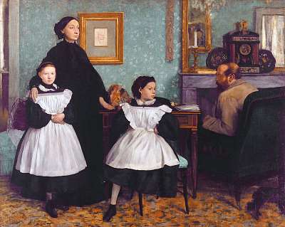A Bellelli család portréja (színverzió 2) (poszter) - vászonkép, falikép otthonra és irodába