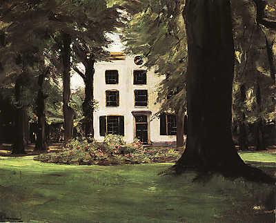 Villa Hilversumban (többrészes kép) - vászonkép, falikép otthonra és irodába